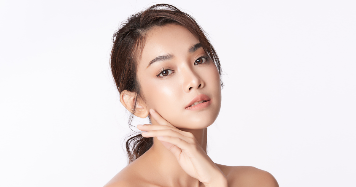 Woman with glowing skin showing Collagen Stimulators results in Milton, MA